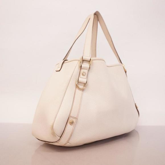 GUCCI Shoulder Bag Abby 130736 Leather Navy White Champagne Women's - Picture 2 of 10